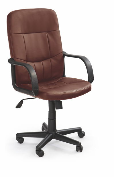 Kancelářské křeslo Delora (tmavě hnědá)