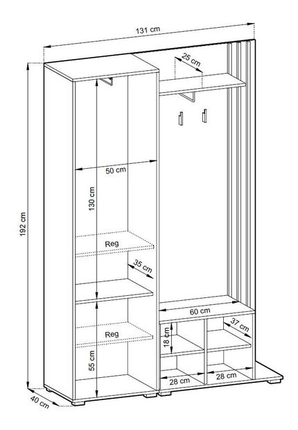 Předsíň Nelliana (bílá)