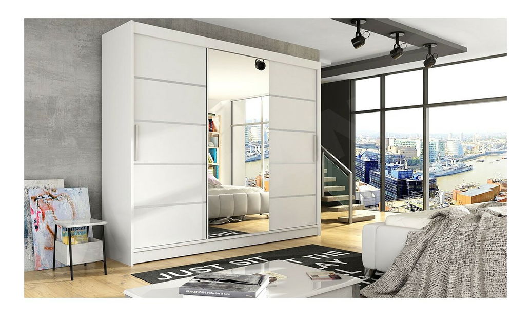 Šatní skříň Dasto VI (bílá) *výprodej