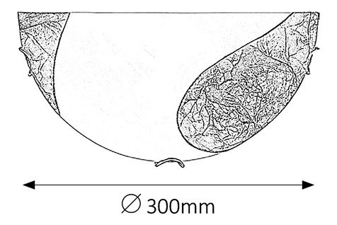 Nástěnné svítidlo Art Gold 1940 (bílá + zlatá)