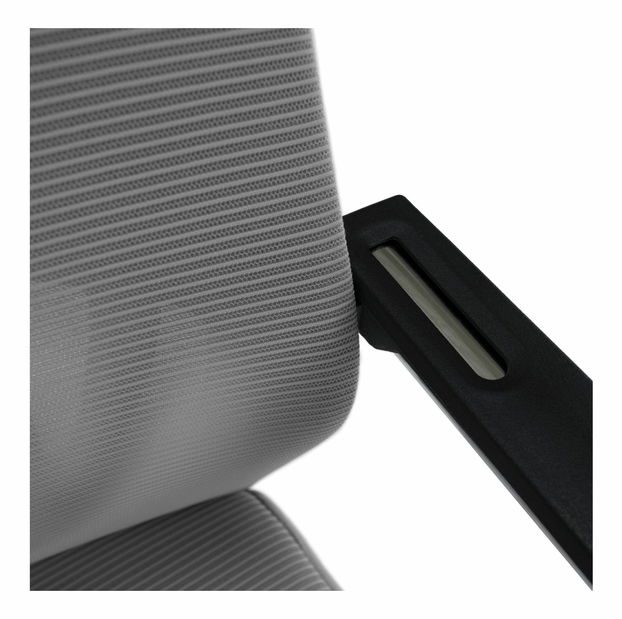 Konferenční židle KABUR (šedá + černá)