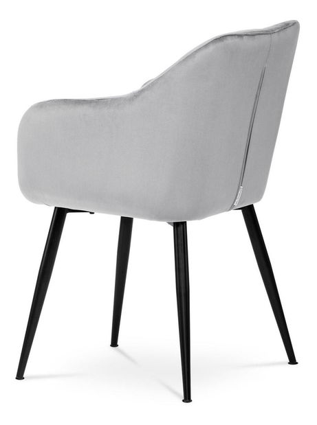 Jídelní židle Prevalecio (stříbrná)