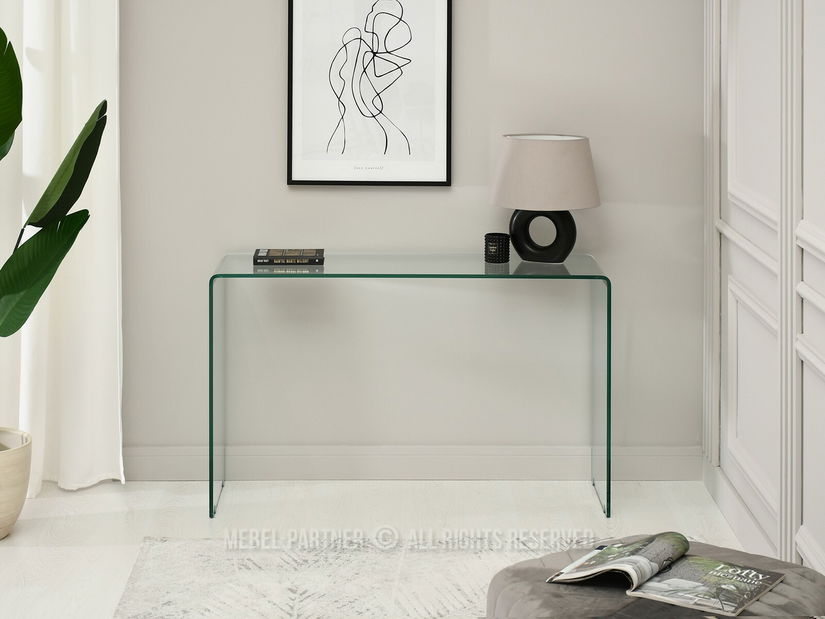 Konzolový stolek Eli (transparentní)