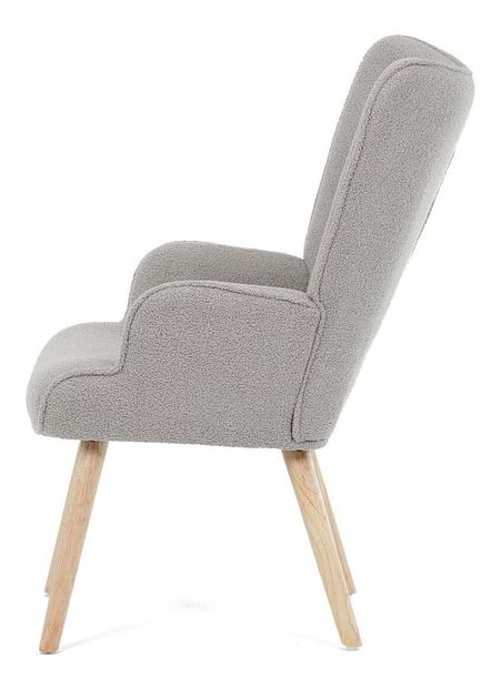 Křeslo ušák Acabar (šedá)