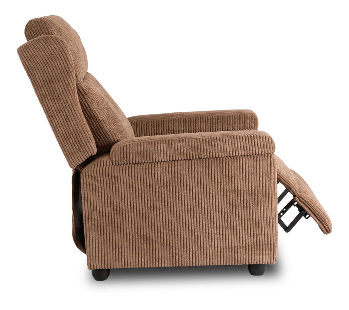 Polohovací křeslo Suplicios (hnědá)