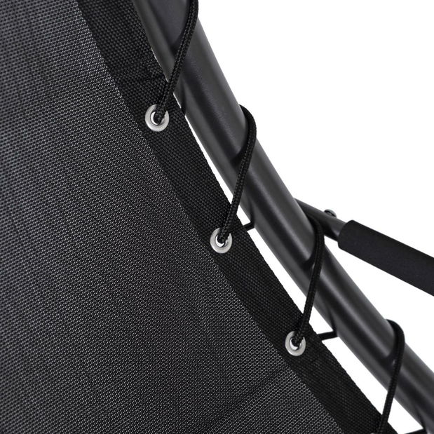 Zahradní houpací křeslo Respirar (šedá)