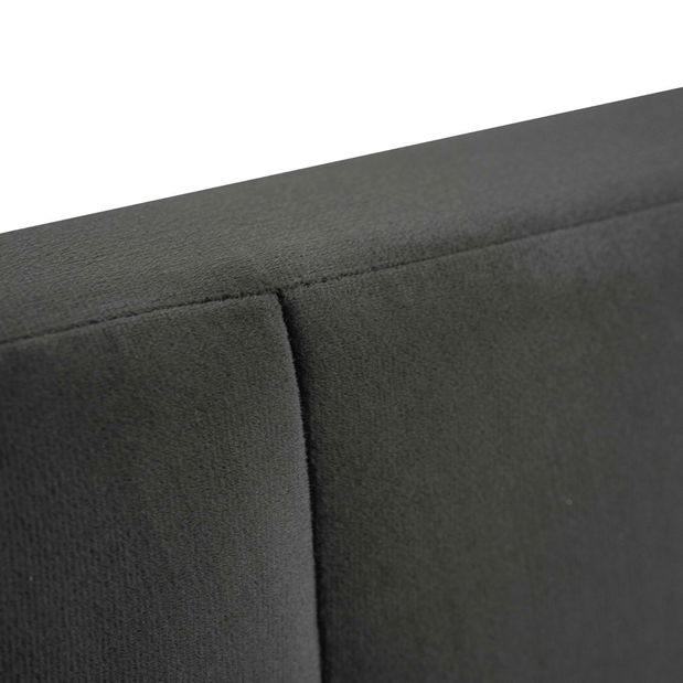 Manželská postel 160 cm Confundirla (šedá) (s roštem) (s úl. prostorem)