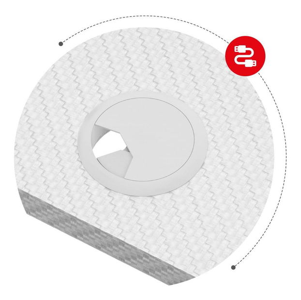 Elektricky nastavitelný PC stolek Hyperion 8.2 (bílá)