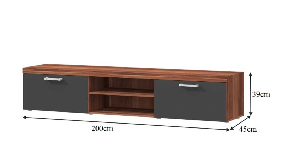 Tv stolek / skříňka Chamina 8 (švestka)