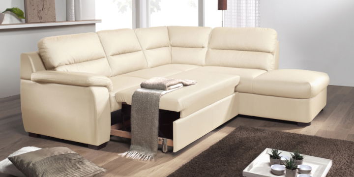 Kožená rohová sedací souprava Alessia 2F OTM (P)