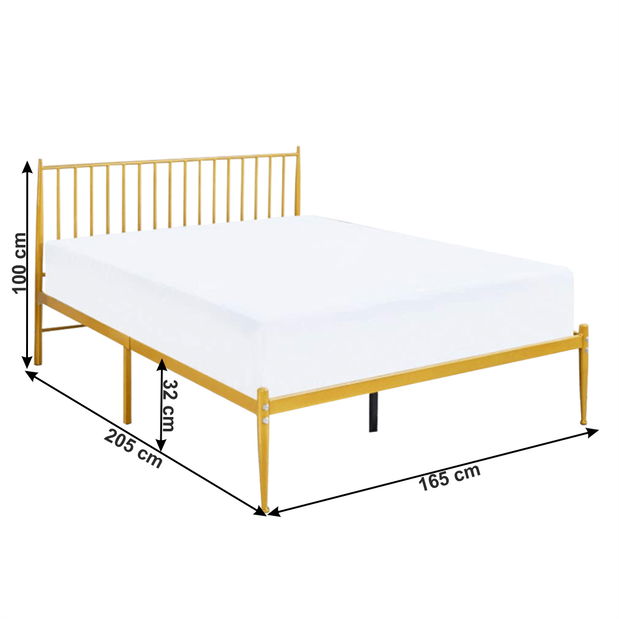 Manželská postel 160 cm Zaira (s roštem)