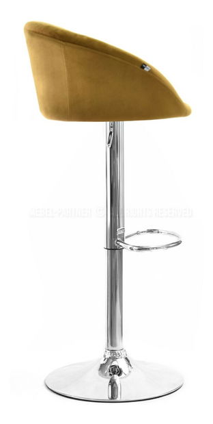 Židle Hanzel (zlatá + chromová)