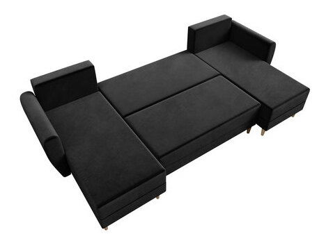 Rohová sedačka U Keklat US (oranžová) (s úl. prostorem)