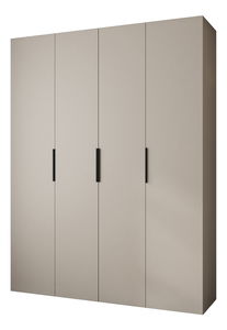 Šatní skříň 190 cm Carmela 40-4 (kašmír + černá)