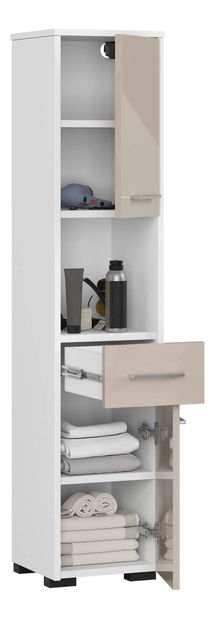 Koupelnová skříňka Farid TYP3 (lesk cappuccino)