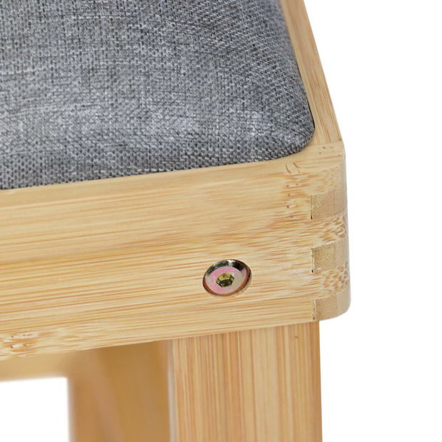 Botník Darse (bambus + šedá)