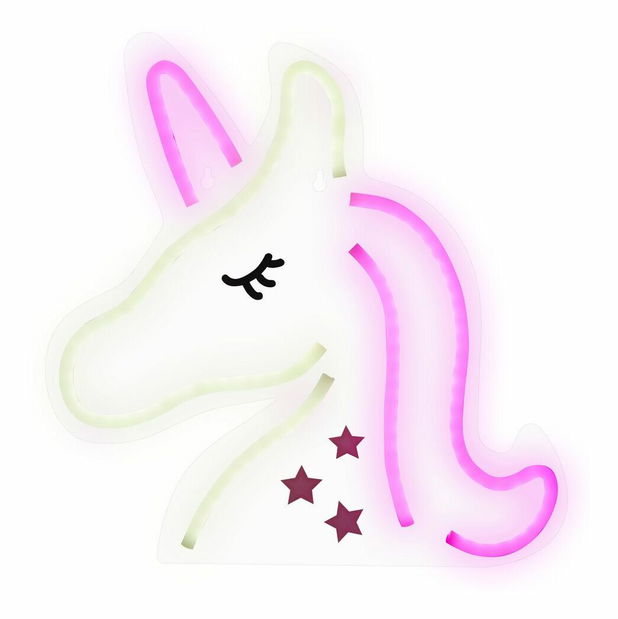 Set 3 ks LED dekorací Sib (růžová)