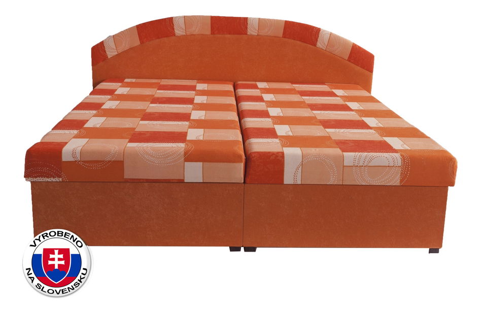 Manželská postel 165 cm Evita (s matrací)