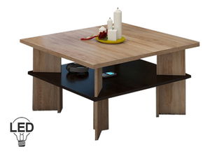 Konferenční stolek Velvet 1 (sonoma světlá + tmavá)