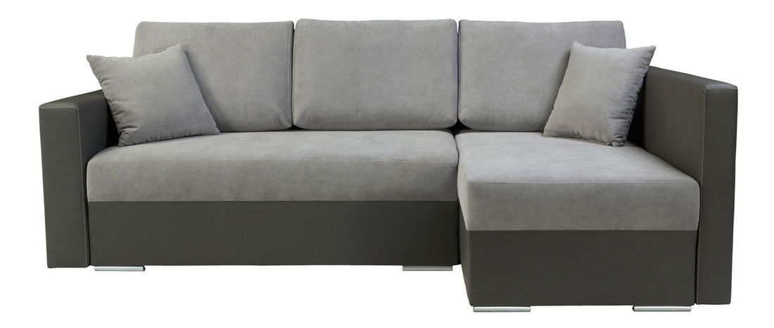 Rohová sedací souprava BRW Kris Lux 3DL.URC šedá (P)