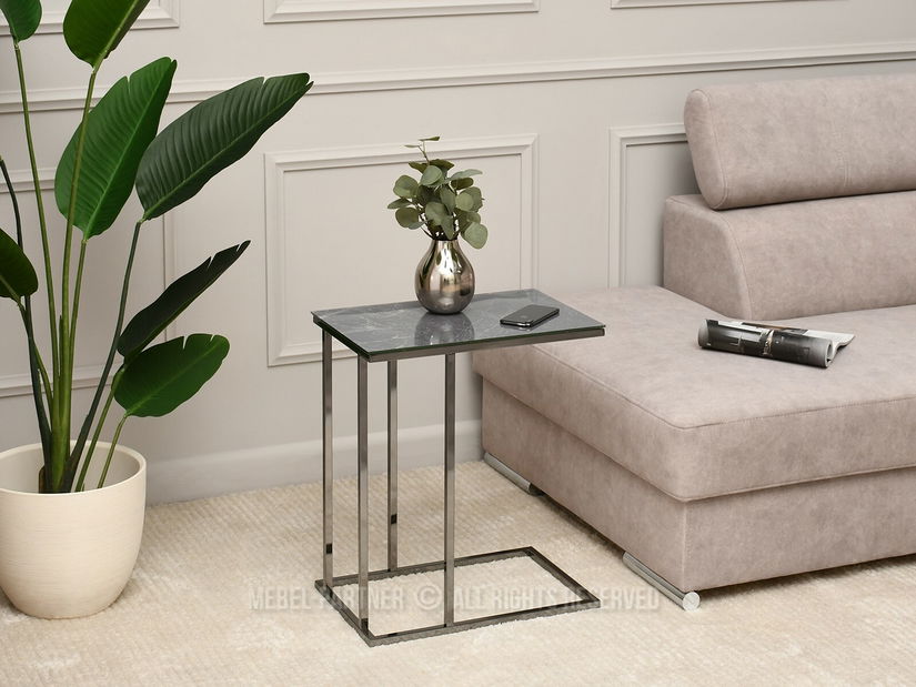 Konferenční stolek Vasho (šedá + černá)