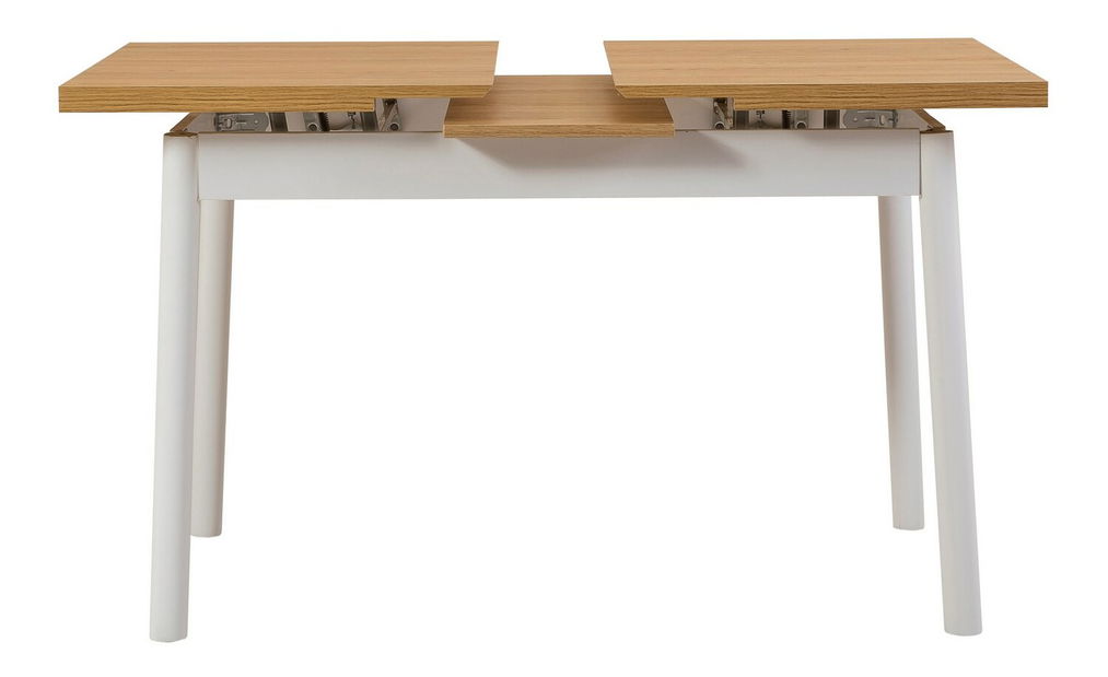 Rozkládací jídelní stůl (pro 6 osob) Oleander (Bílá)