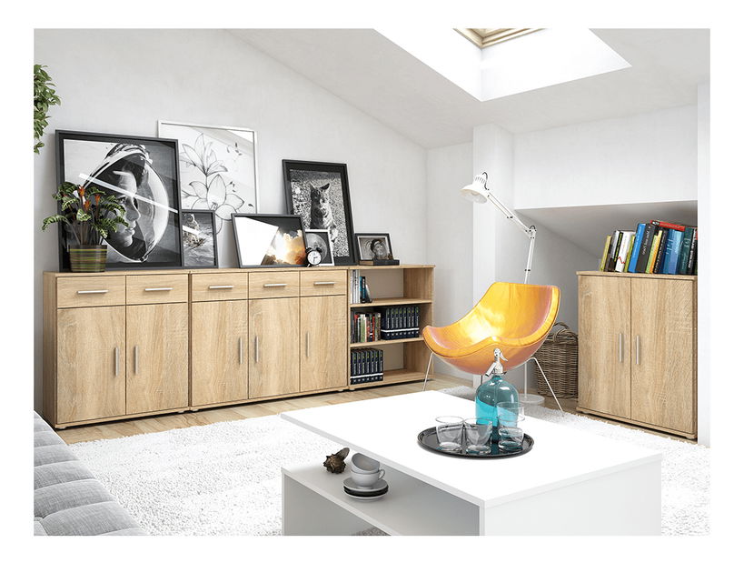 Kombinovaná komoda typ 3 Ressan (dub sonoma)