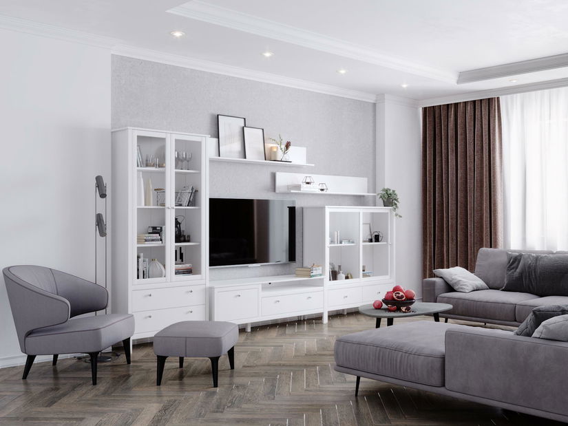 Obývací stěna Olna 2 (bílá)