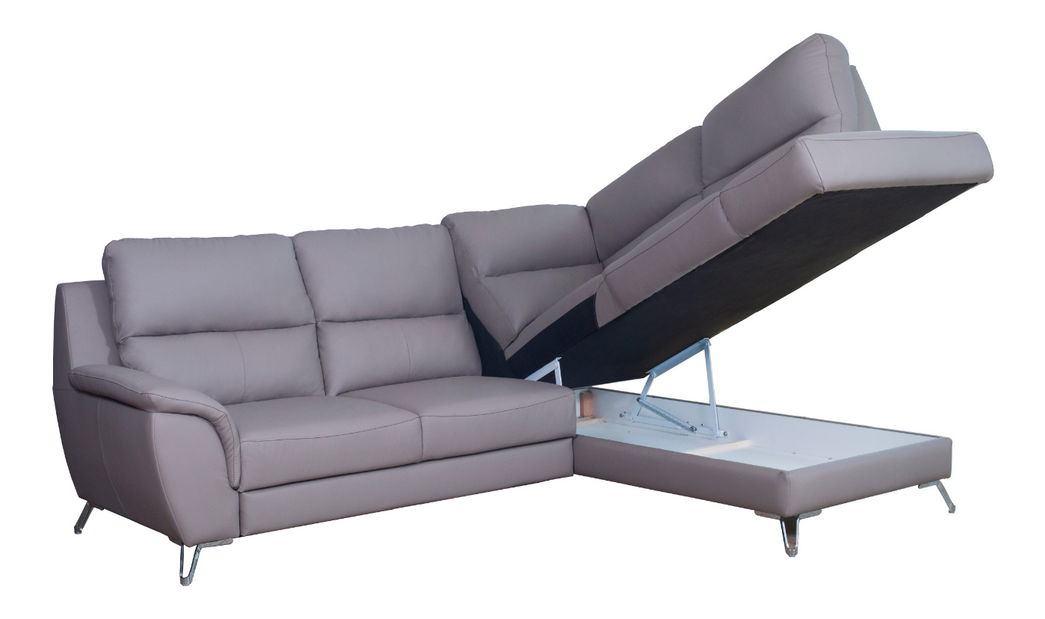 Rohová sedačka BRW Corti (šedá) (P)