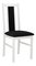 Jídelní židle Dalam XIV (bílá + černá)