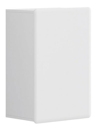 Skříňka na stěnu BRW Possi Light SFW1D/8/5 (bílá + lesk bílý)
