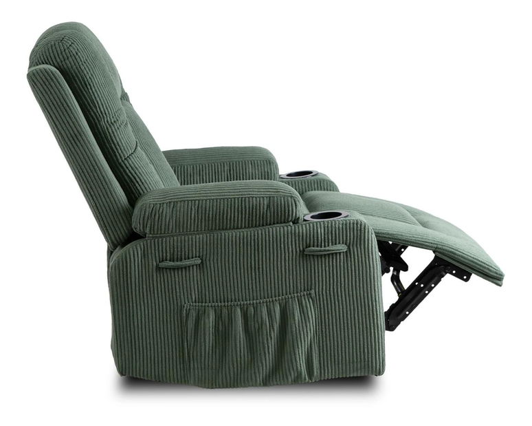 Masážní křeslo Banesto (zelená)