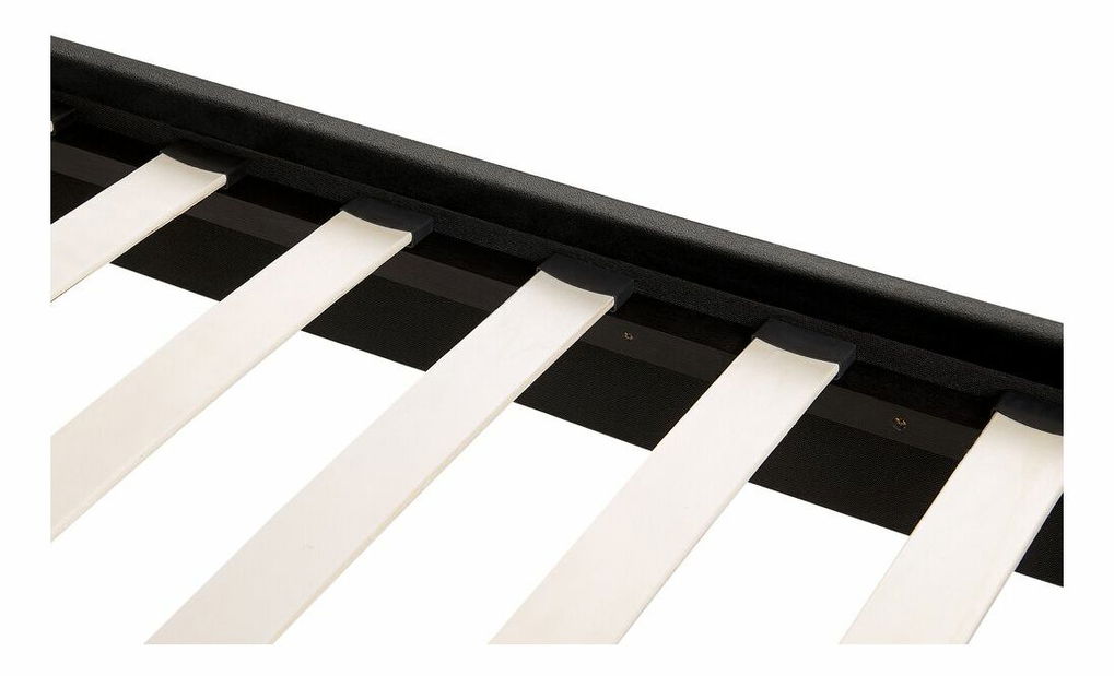 Manželská postel 180 cm Faris (černá) (s roštem)