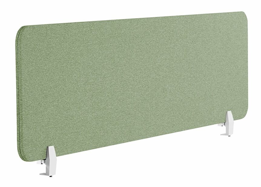 Přepážka na pracovní stůl 180 x 40 cm Walda (zelená)