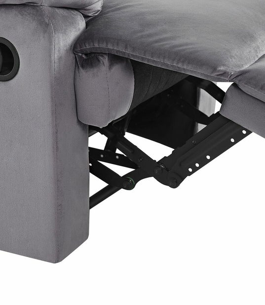 Relaxační křeslo ELSIA (šedá)