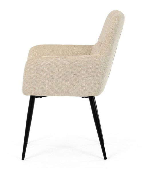 Jídelní židle Dedicada (krémová)