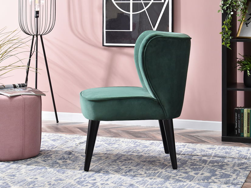 Relaxační křeslo Arginteno (zelená + černá)