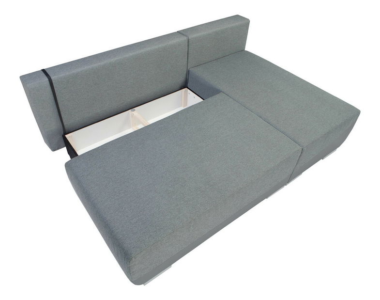 Rohová sedací souprava BRW Taco LUX 3DL.REC (šedá + černá) (P)
