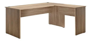 Rohový PC stolek Raven (ořech světlý)