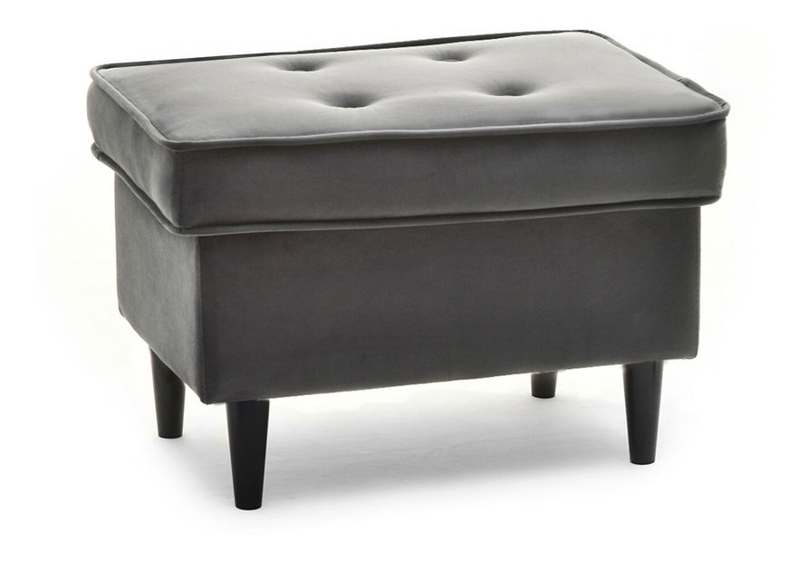 Taburetka Muriera (šedá + bílá)