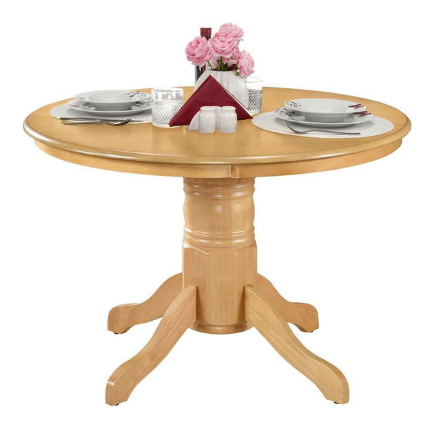 Jídelní stůl Tayna (dub světlý + dřevo) (pro 2 osoby)