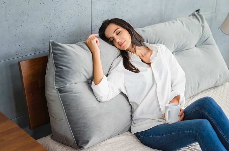 Polštář 120 cm Naturlig Trinny (šedá)