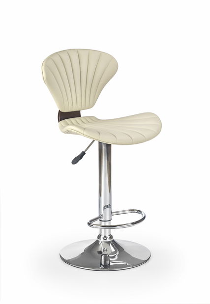 Barová židle H-65 (krémová + třešeň)
