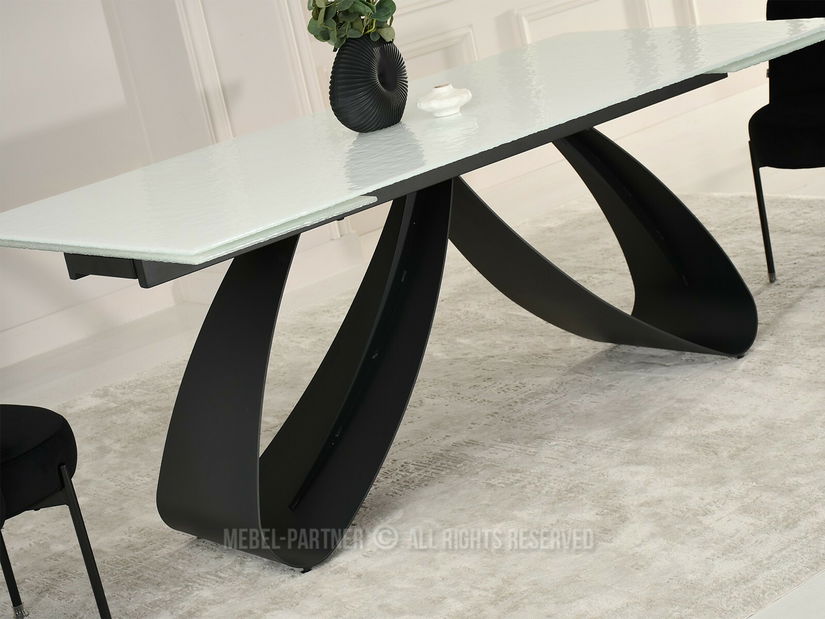 Jídelní stůl Pagina (bílá + černá)