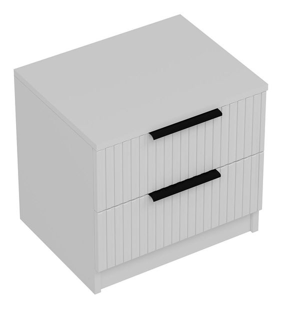 Noční stolek Katty 2 (Bílá)