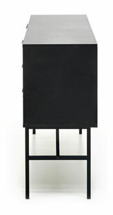 Komoda Mui 1 (dub artisan + černá)