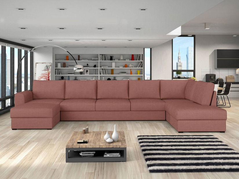 Rohová sedací souprava Celeste (bílá)