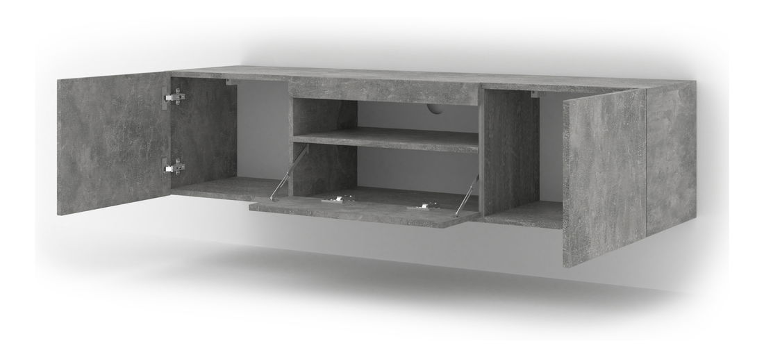 TV stolek/skříňka Aurora (šedá)