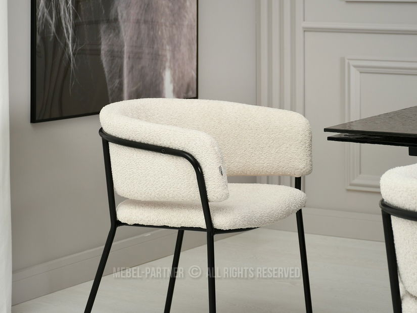 Židle Sorento (krémová + černá)