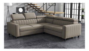 Rohová sedačka Laviosuna 2R2 (hnědá) (s úl. prostorem)